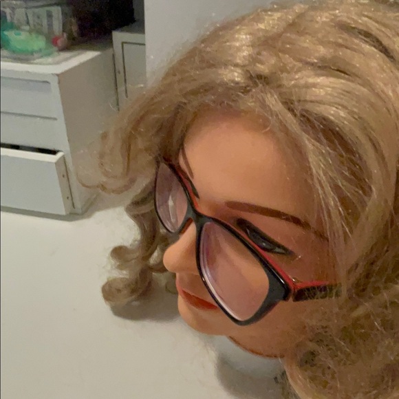 Doloc Gabbana beautiful eyeglasses red and brown - Picture 14 of 16